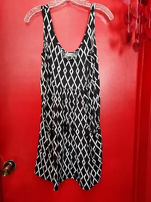 J. Valdi  Front Pockets Swim Coverup Sleeveless Dress Women M • $7.99