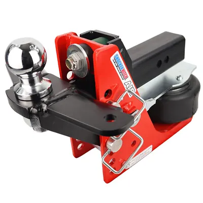 Shocker Air Receiver Hitch & Sway Control Raised Ball Mount (+2  Rise / 2 Drop) • $659.99