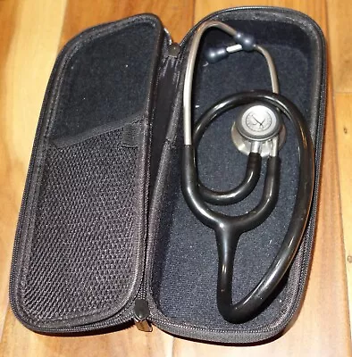 3M Littmann Classic III Monitoring Stethoscope Black Tube W/Case....EXCELLENT • $69.99