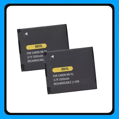 2x Lol 1.3Ah NB11LH NB-11L Battery For Canon Digital IXUS 175 180 185 190 • $19.90