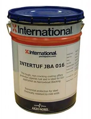 International Intertuf JBA016 -5 Ltr  Narrowboatblack Bituminouspaintmarine • £49.50