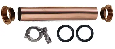 2  X 24  Copper Pipe Tri-Clamp Ferrule Keg Still DIY Column Extension Kit Spool • $70