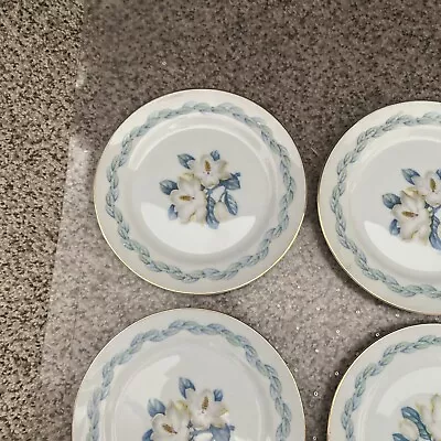 6 Narumi China Magnolia 6-5/8  Bread & Butter Plates Made In Occupied Japan • $15