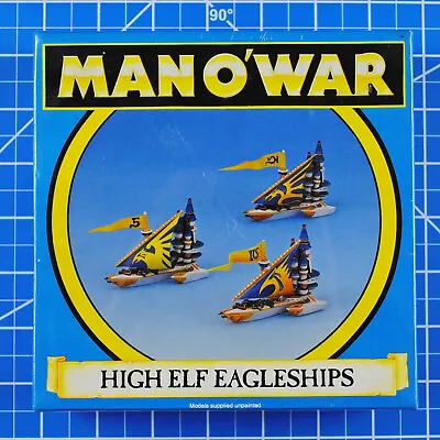 Man O War High Elf Eagleships - Rare & OOP Games Workshop Citadel Manowar Elves • $68.95