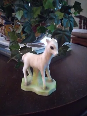 Vintage Josef Original Baby Llama/Deer Petite Matte Ceramic Figurine • $7.97