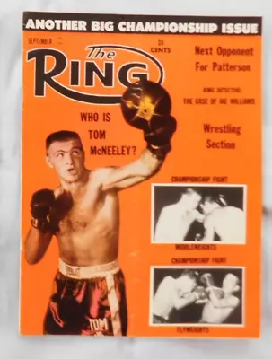 Tom McNeeley - September 1961 The RING Boxing Magazine VG • $10