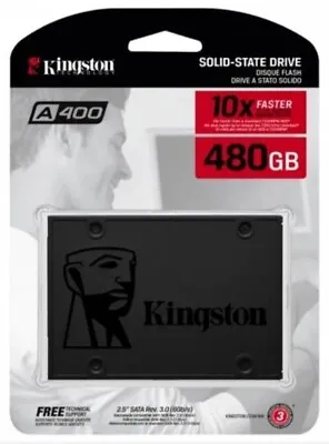 £29.99 • Buy Kingston. SSD 480GB  A400 SATA III 6GB/s 2.5  Solid State Drive.Brand New ....