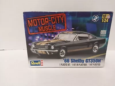 Revell 1966 Shelby Ford Mustang GT350H 1/24 Scale Plastic Model Car Kit Open Box • $17.59