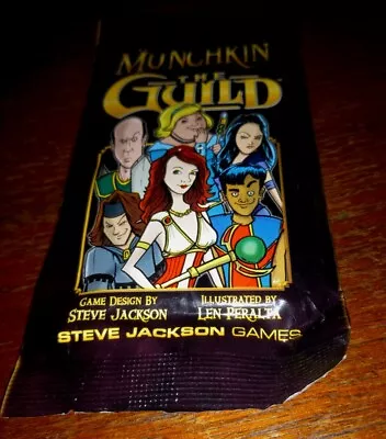 Munchkin The Guild Booster Pack By Steve Jackson New Unopened 2013 • $7.50