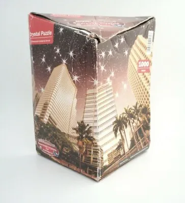 Crystal Puzzle 1000 Pieces Cityscape Made With Swarovski Crystals To Iron On New • £3.50