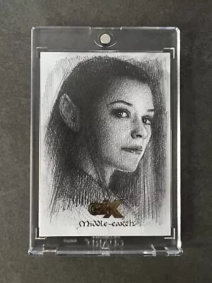 Tauriel 2022 Cryptozoic CZX Middle Earth Sketch Card 1/1 By Andrew Fry 隆飞 • $677.68