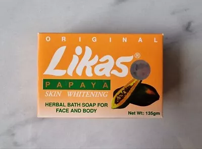 LiKAS PAPAYA SOAP  100% ORIGINAL Asantee - SKIN WHITENING LIGHTENING 135g • £5.99