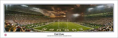 Auburn Tigers Jordan-Hare Stadium Game Night At Dusk Panoramic POSTER Print • $40.49