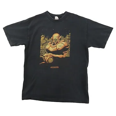 Metroid Nintendo Mens T Shirt Medium MONA ARAN TSHIRT Vintage BLACK RARE • $97.60