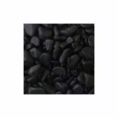 15-30mm Ebony Black Cobbles Premium Decorative Garden Pebbles 20KG • £19.85