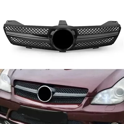 Black Front Bumper Grille Mesh AMG Style For Mercedes Benz W219 CLS350 2005-2008 • $86.02