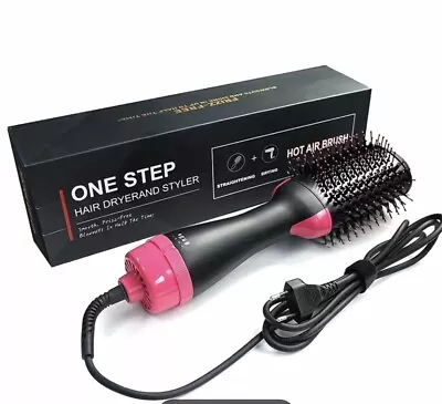 Hair Straightener Brush Hot Air  For Wet And Dry Hair • $20