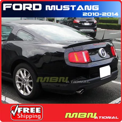 For 10-14 Ford Mustang Cobra 2DR Rear Trunk Lip Spoiler Painted UJ STERLING GREY • $207.41