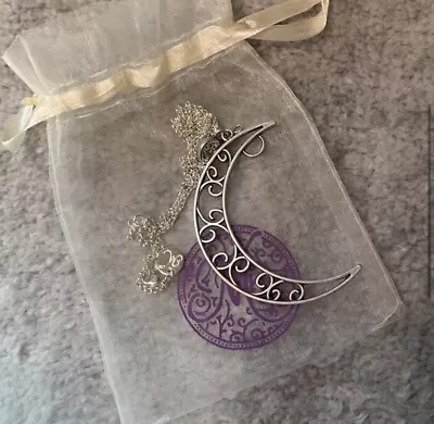 MAGNABILITIES Silver Crescent Moon With Chain • $60