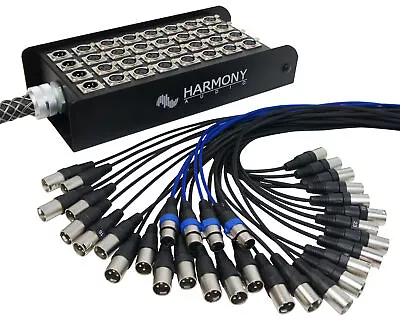 Harmony Audio HA-SB3250 XLR Snake Cable 32 Channel - 50 Feet (28 Send 4 Returns) • $249.99