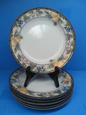 Mikasa Garden Harvest 8 3/8  Salad Plates Set Of 7 Plates  • $62