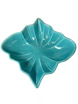 Vintage  MCM Miramar California Pottery Dish Bowl Key Jewelry Dish Turquoise • $12.38