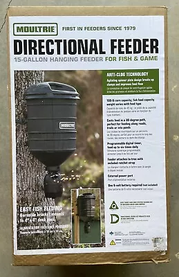 MOULTRIE 15-Gallon Directional Hanging Game Feeder (MFG-13076) - NEW IN BOX!! • $169.99