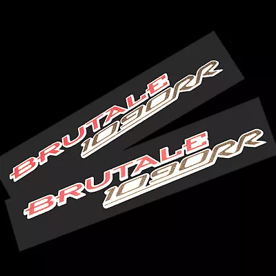 Brutale  1090 RR REFLECTIVE  Motordecals Graphics Badge Style Design X 2 Pieces. • $7.32