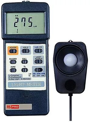 1 Pcs - RS PRO Light Meter With RS Calibration • £745.64