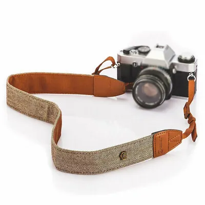 Camera Shoulder Neck Vintage Strap Belt For Sony Nikon Canon Olympus DSLR • $10.89