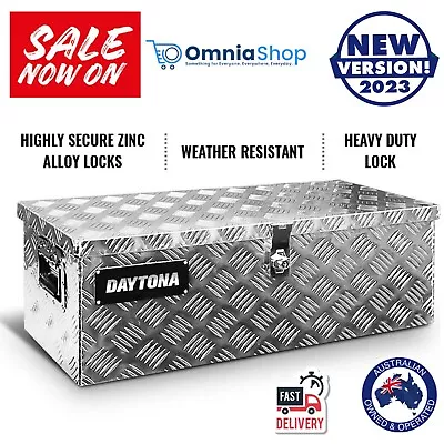 $147.50 • Buy Aluminium Ute Tool Box Storage Truck Trailer Heavy Duty Lock Organiser Toolbox