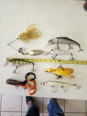 Lot Of 7 Musky Lures • $20