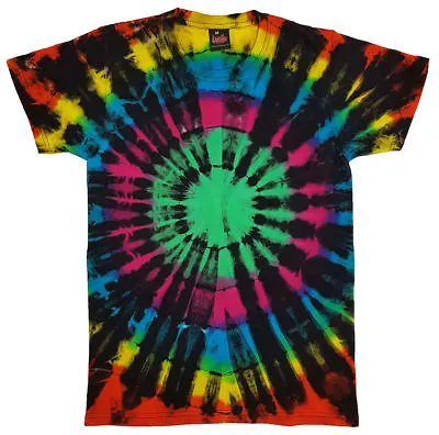 Tie Dye T Shirt Tye Die Festival Hipster Indie Retro Unisex Top Galaxy Sun 11 • £12.40