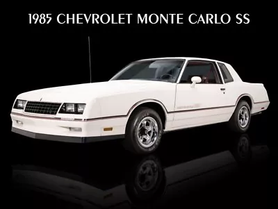 1985 Chevrolet Monte Carlo SS NEW Metal Sign 24x30  USA STEEL XL Size 7 Lbs • $129.88