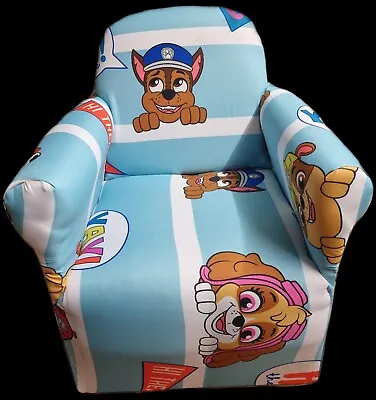 Kids Childrens Chair Armchair Baby Sofa Seat Fabric Upholstered Playroom • £32.99