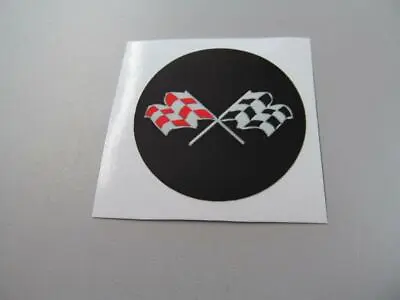 C4 Corvette Style Wheel Center Cap Emblem   Decal Set Of 4 Laminated Decals   D6 • $8.99
