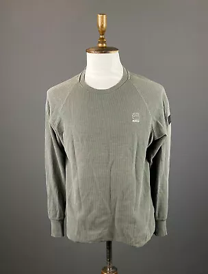 Men G-Star Jirgi Gray Long Sleeve Ribbed Sweater Size M • $50