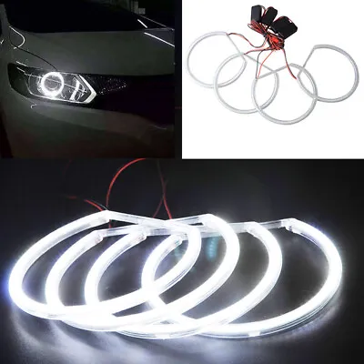 Angel Eyes Light For BMW E36 E38 E39 E46 White Car Headlight LED Halo Lamp Set • $24.98