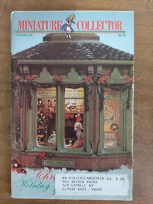 Miniature Collector Magazine December 1980 Number 22 Vintage Christmas Cover • $5.39