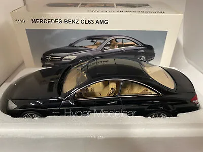 AUTOART 1/18 Mercedes-Benz CL63 AMG 2010 Black (Leader Seats) ART.76169 • $369.21