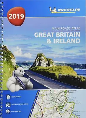 £11.49 • Buy Great Britain & Ireland 2019 - Tourist & Motoring Atlas A4 Spiral