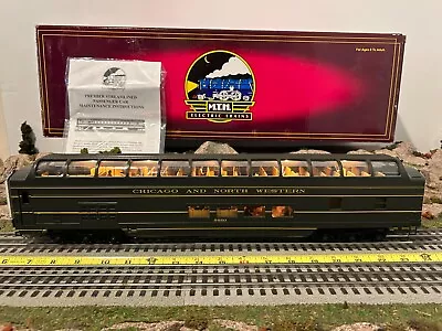 🚂MTH 20-67129 Chicago Northwestern 70' ABS Full Length Vista Dome Pass. Car NIB • $224.99