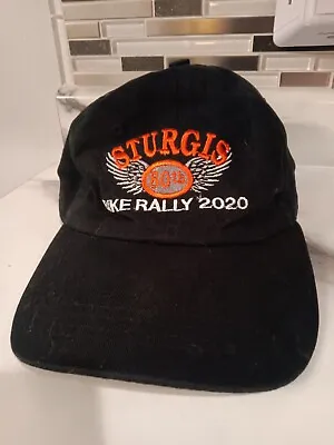 Sturgis Hat Black Orange 80th Motorcycle Biker Bike Rally 2020 Semper Fi Marines • $10