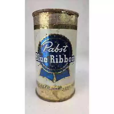 Pabst Blue Ribbon Beer Peoria Heights ILL Flat Top Beer Can EMPTY • $31.65