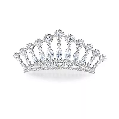 Full AAAAA CZ Cubic Zirconia Kids Girl Doll Princess Mini Tiara Crown • $16.50