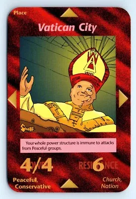 Illuminati New World Order INWO UnLimited Card Game NWO VTG Common Vatican City • $2.50