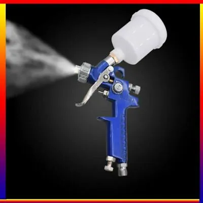 Mini HVLP Air Gravity Spray Gun Auto Car Detail Paint Sprayer Repair 0.8MM/1.0mm • $9.08