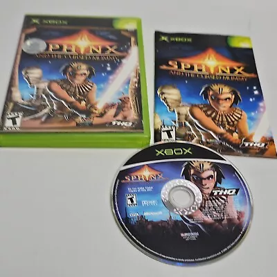 Sphinx And The Cursed Mummy Microsoft Xbox 2003 CIB Complete W Manual Tested • $9.99