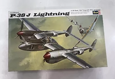 Revell Lockheed P-38J Lightning 1:32 Kit Complete 1970 #H280 - FREE SHIPPING • $32
