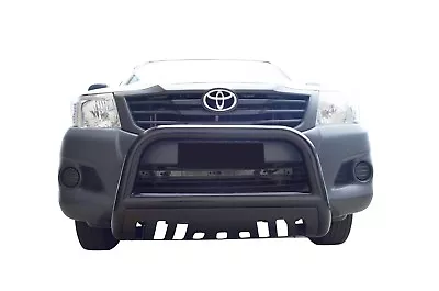 Black Bullbar Nudge Bar Grille Skid Guard Suitable For Toyota Hilux 06-14 • $299.95